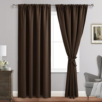 JIUZHEN Blackout Curtains for Bedroom by JIUZHEN