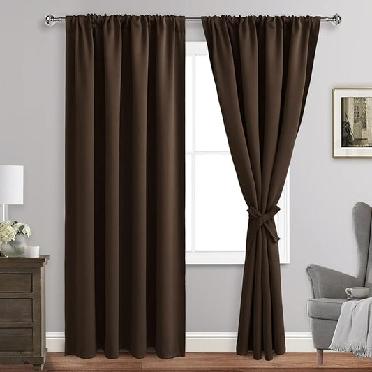 JIUZHEN Blackout Curtains for Bedroom by JIUZHEN