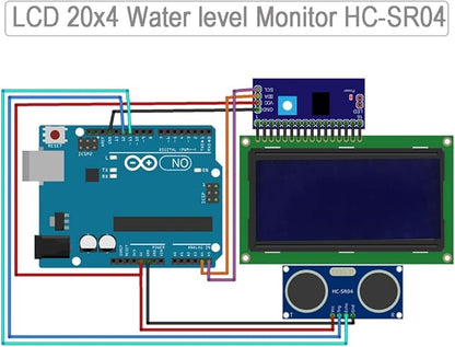 DIYmalls 2004 LCD Display Module DC 5V 20x4 White Character Blue Backlight - Image 5