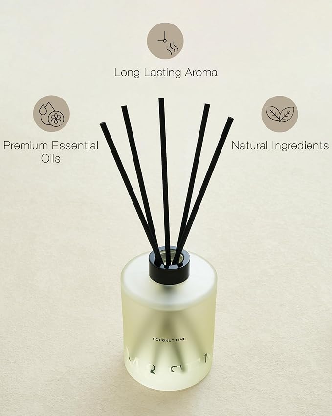 M&SENSE Coconut Lime Reed Diffuser Set - Image 4