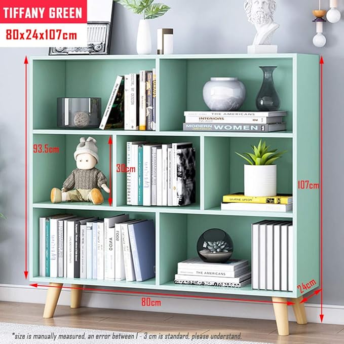 IOTXY Wooden Open Shelf Bookcase - Image 2