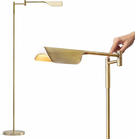 Brightech Leaf Pharmacy LED Reading Lamp, Dimmable Floor Lamp by Brightech