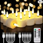 Homemory Flameless Rechargeable Tea Lights by Homemory
