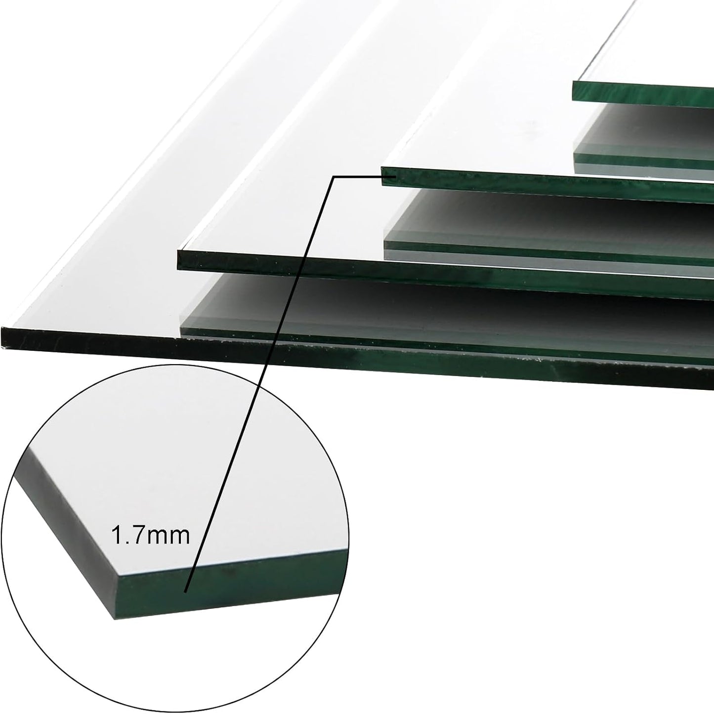 Set of 16 Square Mirrors for Centerpieces, 8 x 8 Inch Mirror Tray Candle Plate Wall Mounted Mirrors, Frameless Glass Mirror Tiles for Table Wedding Centerpieces, Party Decor, Crafts
