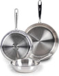 T-Fal Pro Tri-Ply Stainless Steel Cookware Set, 3-Piece Induction Cookware by T-falbrand