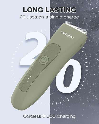 MANSPOT Manscape Hair Finishing Trimmers, Pubic Hair Trimmer - Image 5