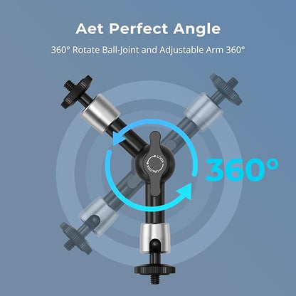 SMALLRIG 5.5-inch Magic Arm 2-Pack, Articulating Adjustable Friction Arm Mount - Image 4
