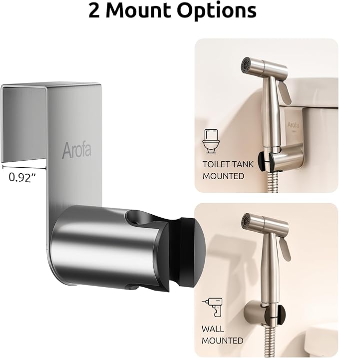 Arofa Hands-Free Handheld Bidet Sprayer - Image 6