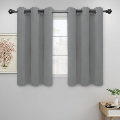 Easy-Going Blackout Curtains for Bedroom, Solid Thermal Insulated Grommet and by Easy-Going