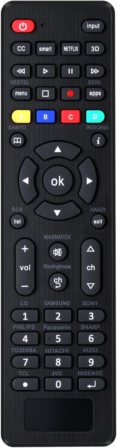 Universal TV Remote for Samsung, Toshiba and Other Brands LCD LED 3D HDTV Smart by Unknown