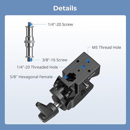 SmallRig Super Clamp Kit 2-Pack, Heavy Duty Max Load 33lb /15kg, - Image 5