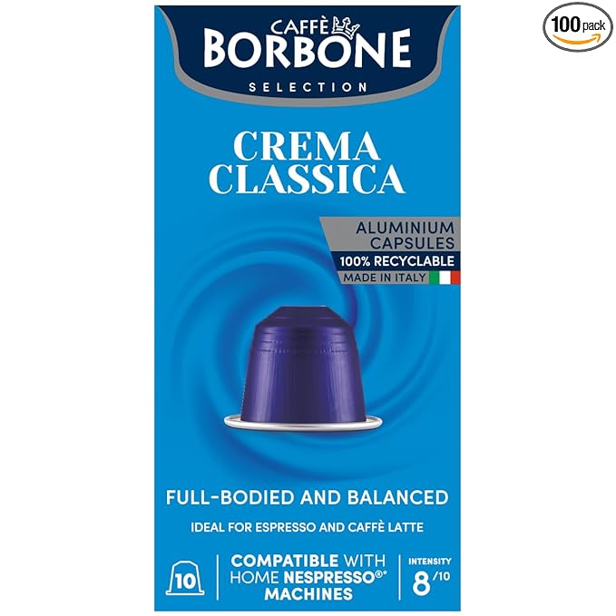 Caffè Borbone Crema Classica Aluminum Capsules Compatible by Caff%C3%A8BorboneAmerica