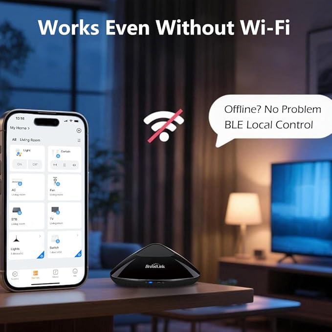 Broadlink RM MAX Smart Home Hub, Wi-Fi & BLE Universal Remote - Image 3