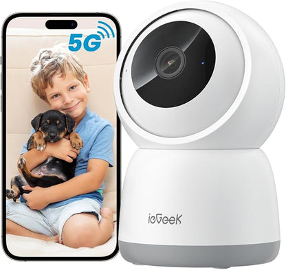 ieGeek 2K Indoor Home Security Cameras，360° Pet Camera by ieGeek
