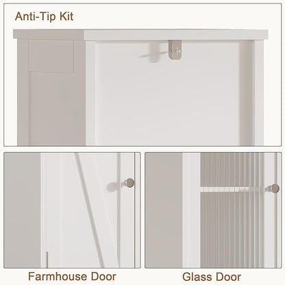ChooChoo Tall Bathroom Storage Cabinet - Image 8