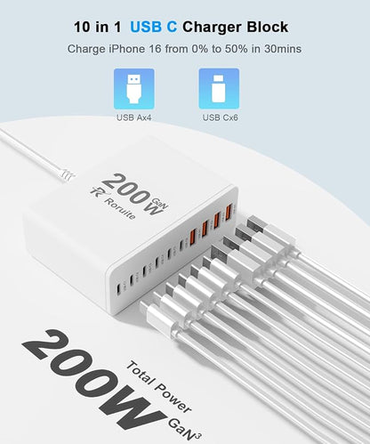 USB C Charging Station 10 Port - Image 2