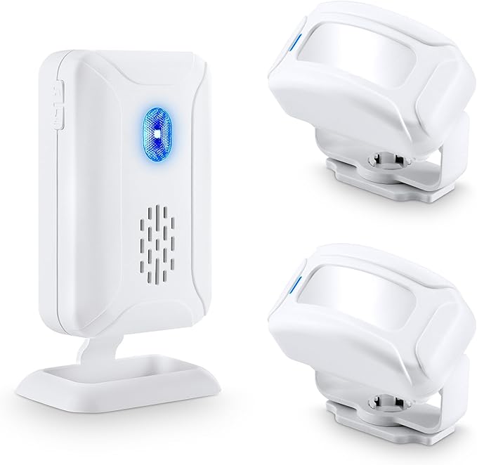 KCMYTONER Wireless Motion Sensor Detector Security Alarm Chime, Motion Sensor by KCMYTONER