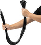 XINGO 48 inch Black Zip Ties Heavy Duty 25 PCS, 200 LBS Ultra Strong Plastic by XINGO
