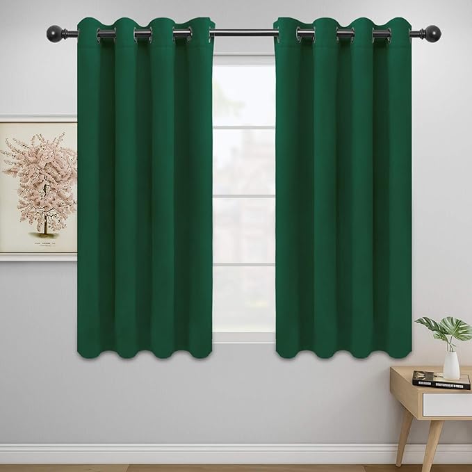 Easy-Going Blackout Curtains for Bedroom, Solid Thermal Insulated Grommet and by Easy-Going