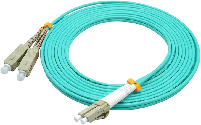 Jeirdus 100 Meters 328ft LC to SC Duplex 50/125 10G OM3 Multi-Mode Fiber Optic - Image 4