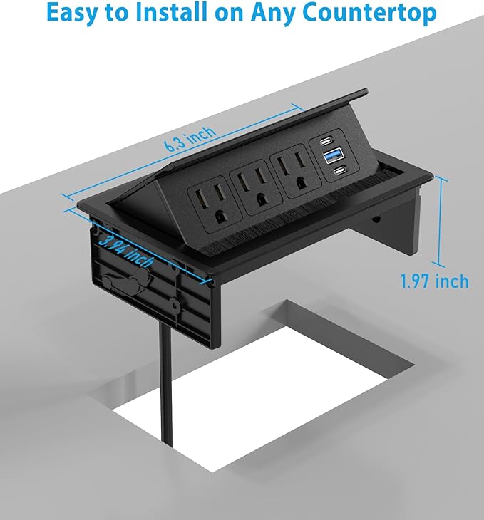Recessed Conference Table Power Hub - Image 7