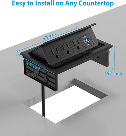 Recessed Conference Table Power Hub - Image 7