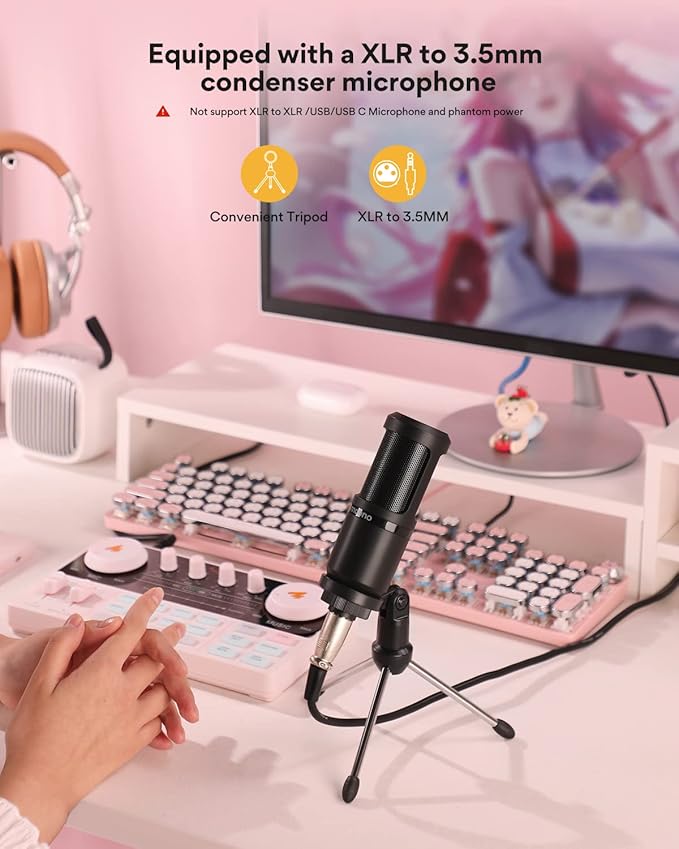 MAONO Podcast Equipment Bundle Audio mixer All-in-One Podcast Production Studio - Image 4