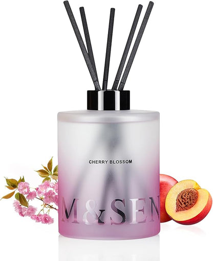 M&SENSE Cherry Blossom Reed Diffuser Set by MSENSE