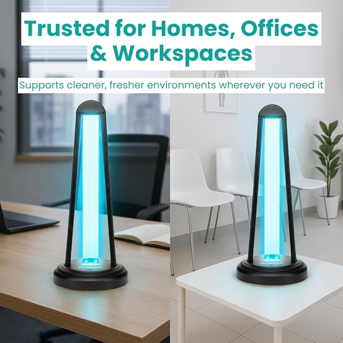 AirShield+ UV Light Sanitizer w/Spare Bulb – Premium UV Sanitizer Device - Image 5