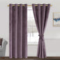 JIUZHEN Lavender Velvet Curtains 72 inches by JIUZHEN