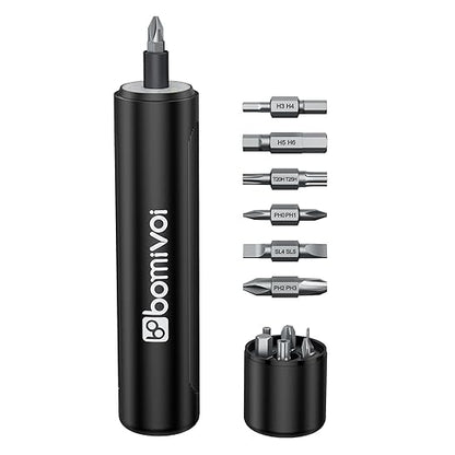 Electric Screwdriver, Rechargeable Cordless Power Screwdriver, 3 Torque Settings by Bomivoi%E2%80%94BuiltwithCreativityMadeforLife