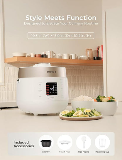 CUCKOO Twin Pressure Rice Cooker 6-Cup Uncooked / 12-Cup Cooked - Image 9