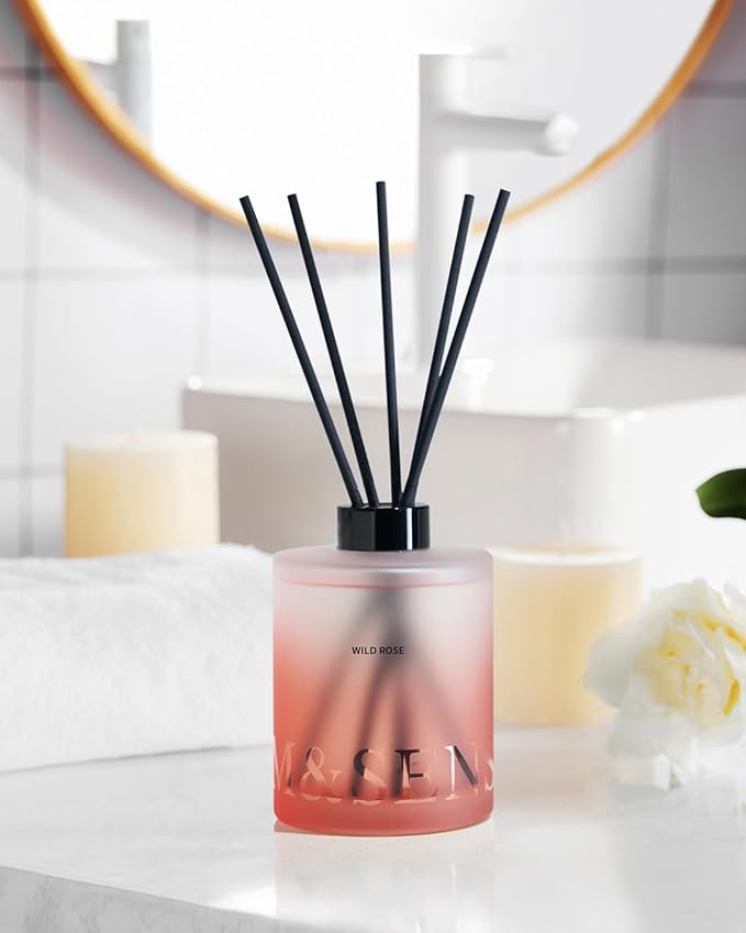 M&SENSE Wild Rose Reed Diffuser Set - Image 6