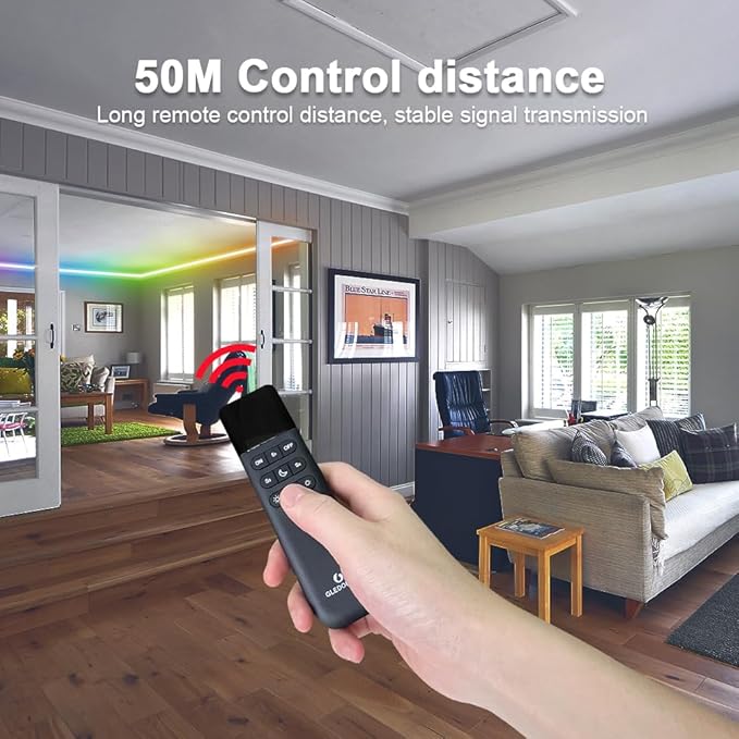 GLEDOPTO WLED Remote Control RGB IC LED ESP Now APP WiFi Wireless Brightness - Image 8