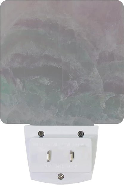 Smoaffly Color Pink Fluorite Crystal Stone Night Light Plug-in LED Nightlights - Image 3