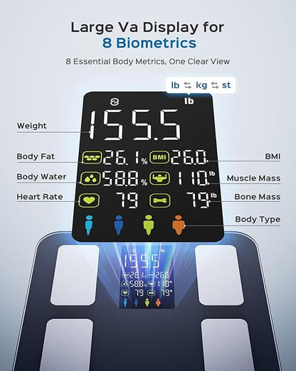 Masmssm Smart Scale for Body Weight, FSA&HSA Eligible, Bathroom Digital - Image 2