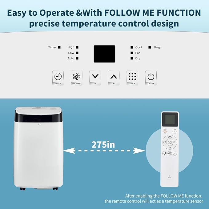 Portable Air Conditioners, 10000 BTU Portable AC Unit - Image 3