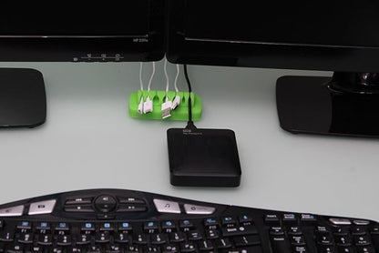 Heaviest Cable Organizer on The Market! Compact and Weighted Desktop Cord - Image 2