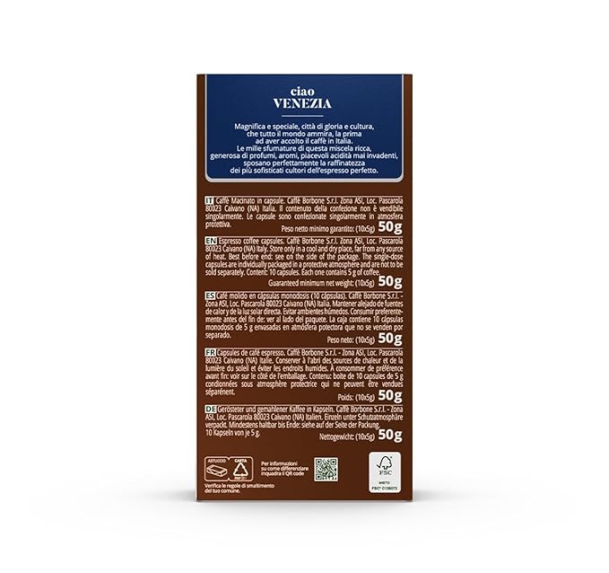 Caffè Borbone Ciao Venezia Aluminum Capsules Compatible - Image 2