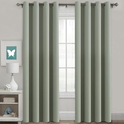 H.VERSAILTEX Light Sage Green Curtains by HVERSAILTEX