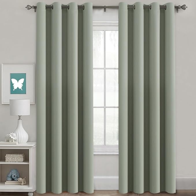 H.VERSAILTEX Light Sage Green Curtains by HVERSAILTEX