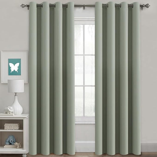 H.VERSAILTEX Light Sage Green Curtains by HVERSAILTEX