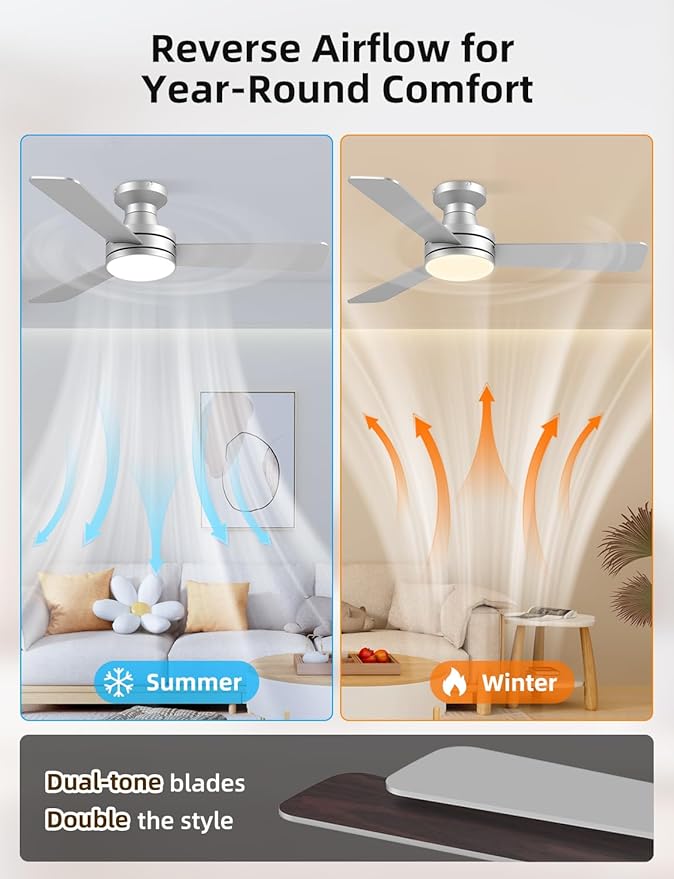 Homlit 42" RGB Ceiling Fan - Image 8