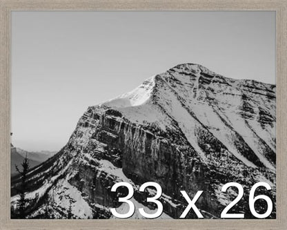Frame It Easy 33 x 26 Rustic Gray Wood Frame by FrameItEasy