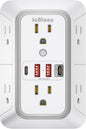 JcBlaon Surge Protector Outlet Extender 6 Outlet Extender by JcBlaon