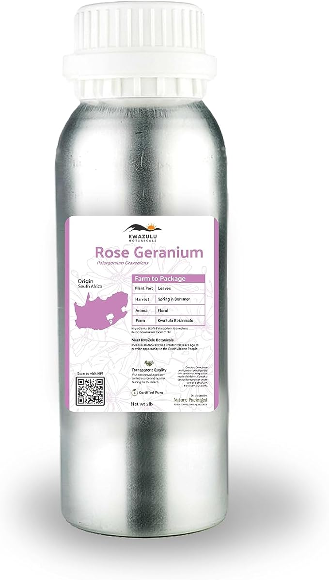 Rose Geranium Essential Oil by NaturePackaged