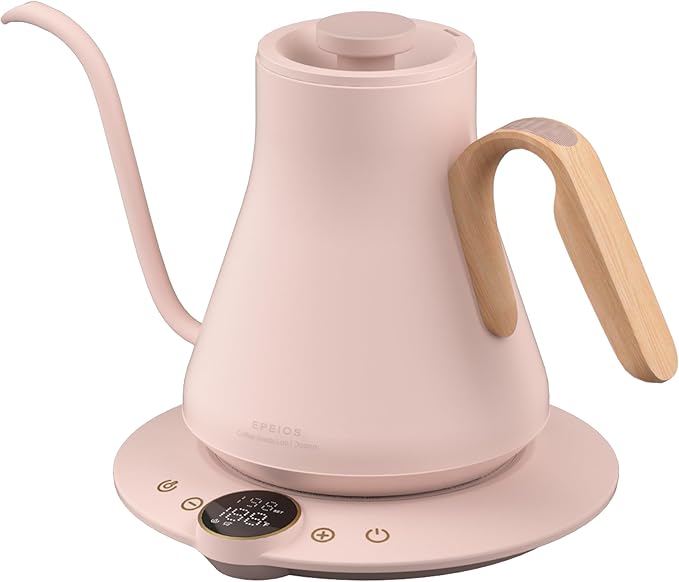 Gooseneck Electric Kettle with ±1℉ Temperature Control by Cocinare