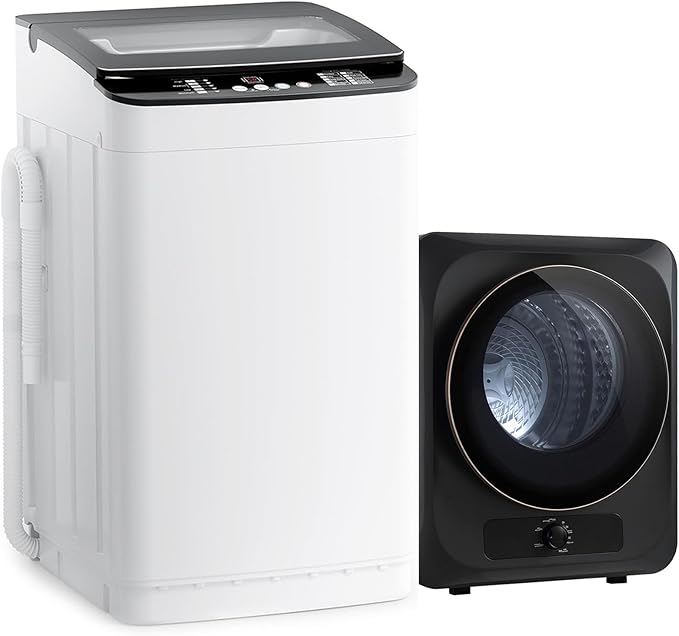 Auertech Portable Washer and Dryer Combo Set, 28 lbs Fully Automatic Washing by Auertech