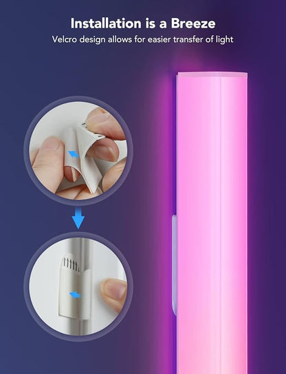 Govee Glide RGBIC Wall Lights, Music Wall Lights Works - Image 7