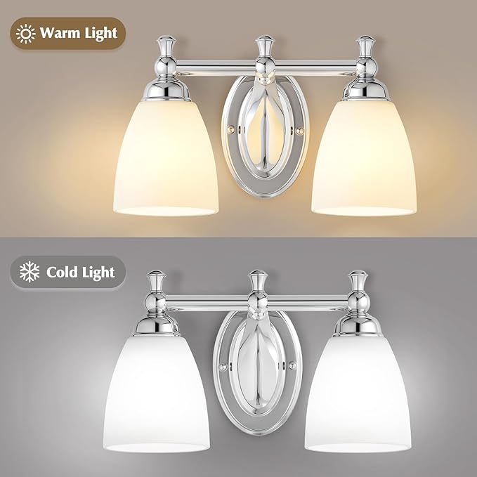 EJIAXIN Bathroom Vanity Lights Over Mirror, 2 Light Bath Vanity Light Modern - Image 4